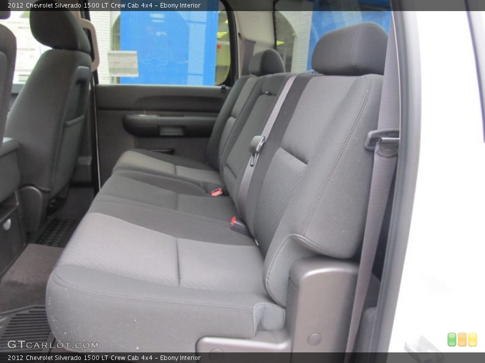 Ebony Interior Photo for the 2012 Chevrolet Silverado 1500 LT Crew Cab 4x4 #54758618