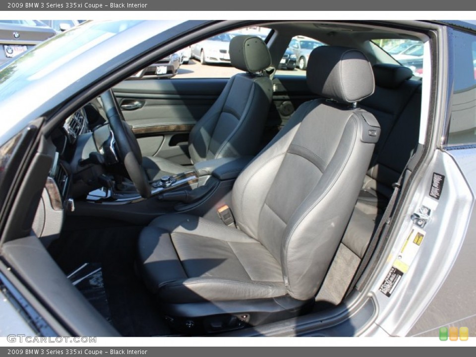 Black Interior Photo for the 2009 BMW 3 Series 335xi Coupe #54760728