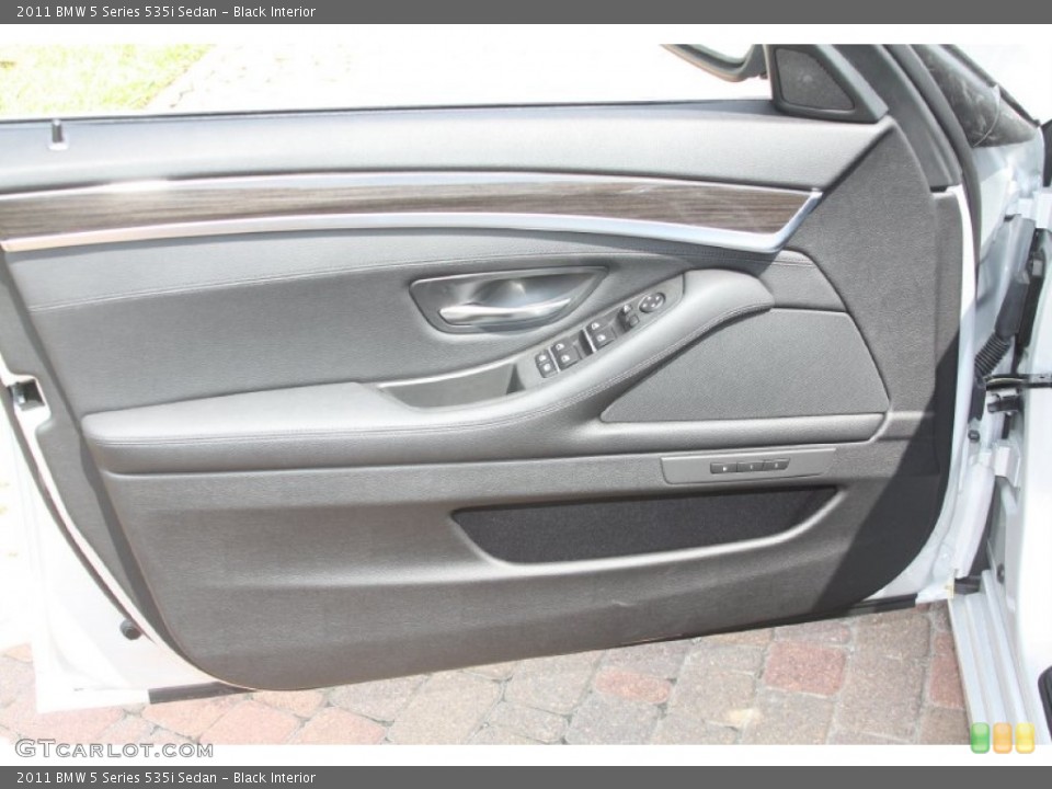 Black Interior Door Panel for the 2011 BMW 5 Series 535i Sedan #54761456