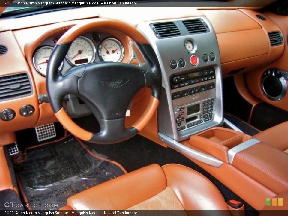 Kestrel Tan 2003 Aston Martin Vanquish Interiors