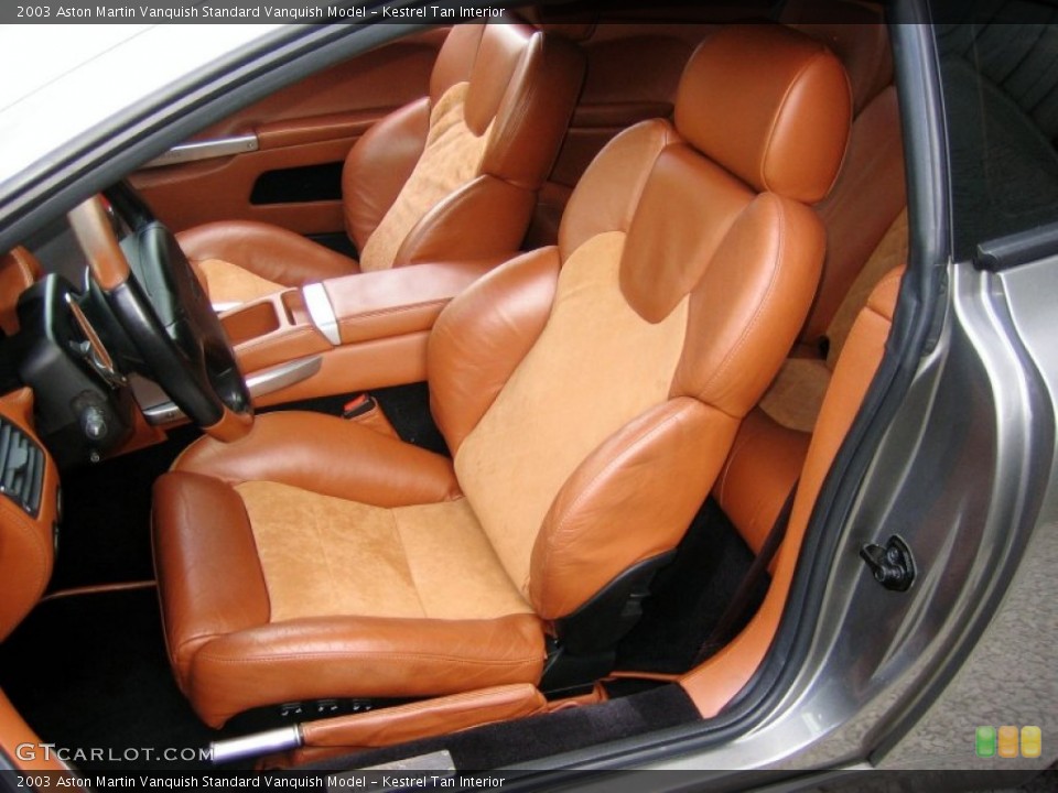 Kestrel Tan Interior Photo for the 2003 Aston Martin Vanquish  #54761694