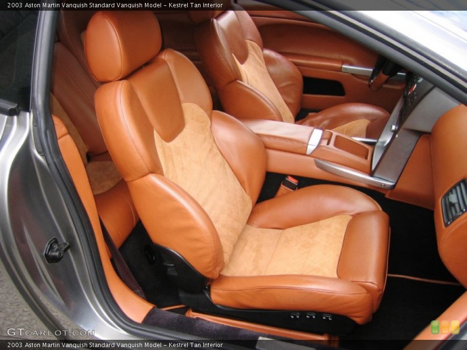 Kestrel Tan Interior Photo for the 2003 Aston Martin Vanquish  #54761720