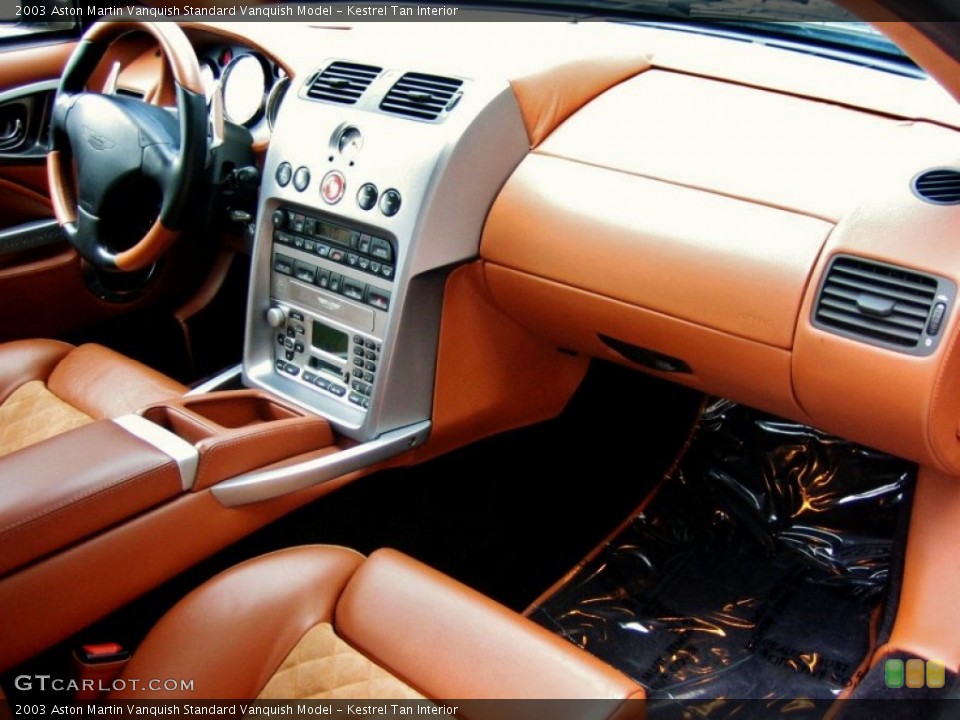 Kestrel Tan Interior Dashboard for the 2003 Aston Martin Vanquish  #54761730