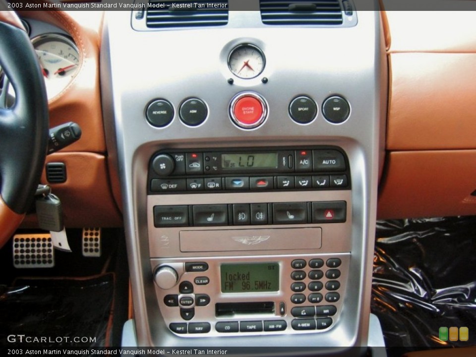 Kestrel Tan Interior Controls for the 2003 Aston Martin Vanquish  #54761755