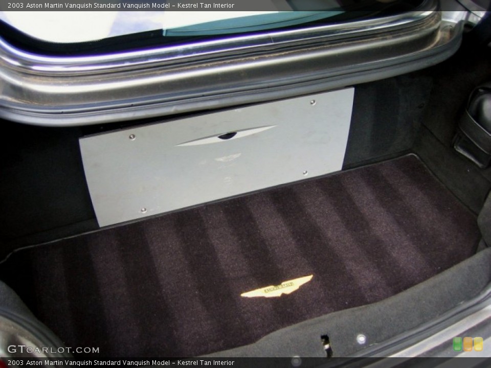 Kestrel Tan Interior Trunk for the 2003 Aston Martin Vanquish  #54761782
