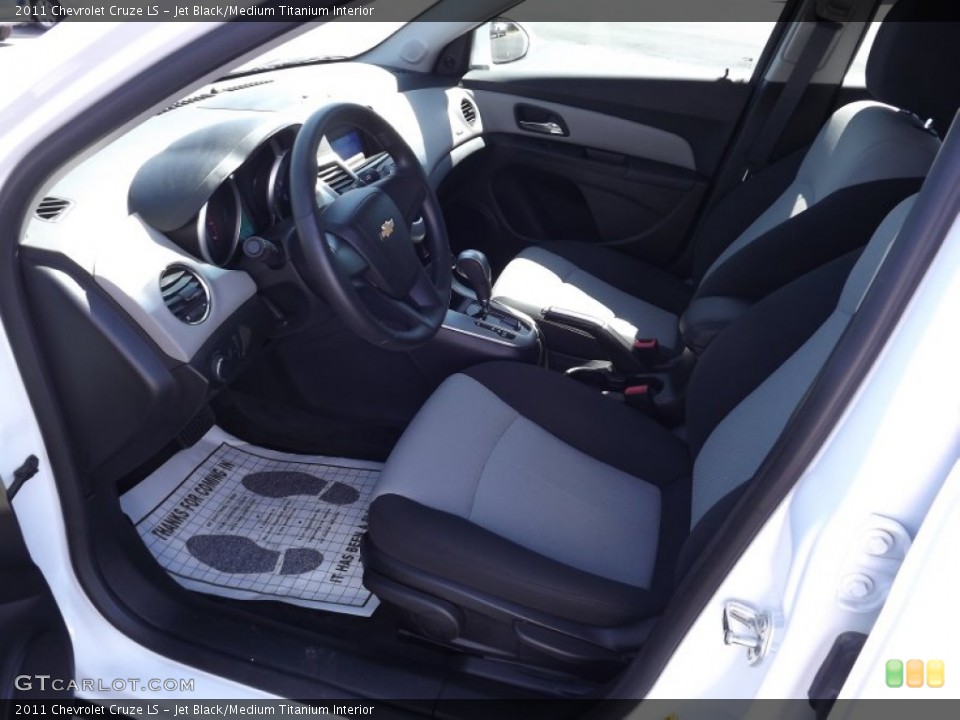Jet Black/Medium Titanium Interior Photo for the 2011 Chevrolet Cruze LS #54762279