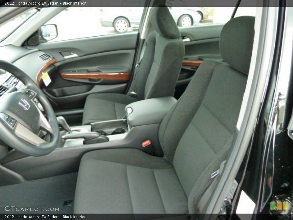 Black Interior Photo for the 2012 Honda Accord EX Sedan #54762804