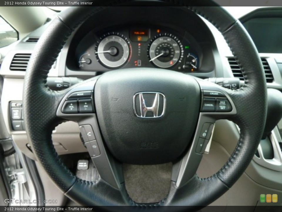 Truffle Interior Steering Wheel for the 2012 Honda Odyssey Touring Elite #54763023