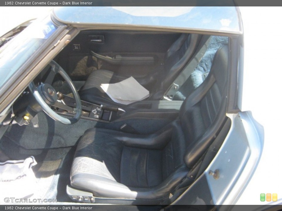 Dark Blue 1982 Chevrolet Corvette Interiors