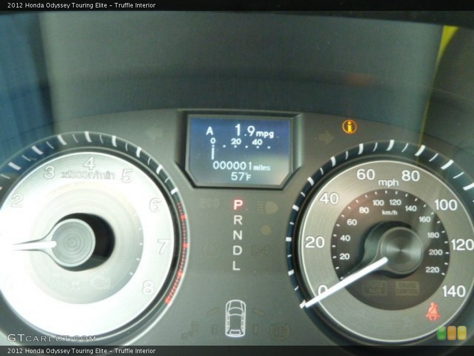 Truffle Interior Gauges for the 2012 Honda Odyssey Touring Elite #54763053
