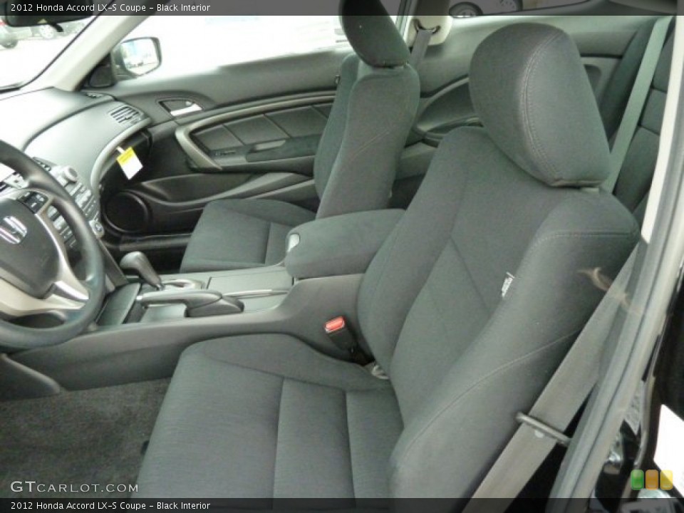 Black Interior Photo for the 2012 Honda Accord LX-S Coupe #54763140