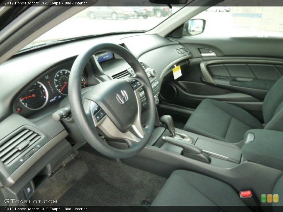 Black Interior Photo for the 2012 Honda Accord LX-S Coupe #54763170