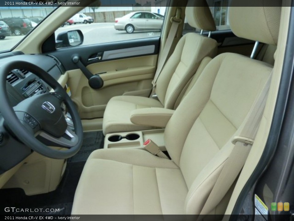 Ivory Interior Photo for the 2011 Honda CR-V EX 4WD #54763482