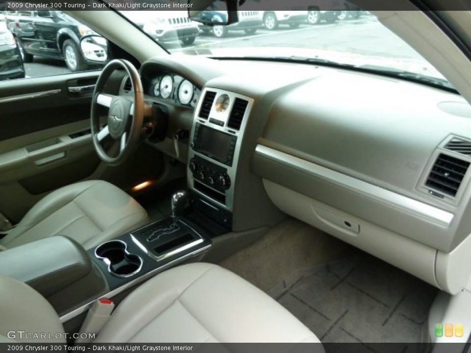 Dark Khaki/Light Graystone Interior Dashboard for the 2009 Chrysler 300 Touring #54764151