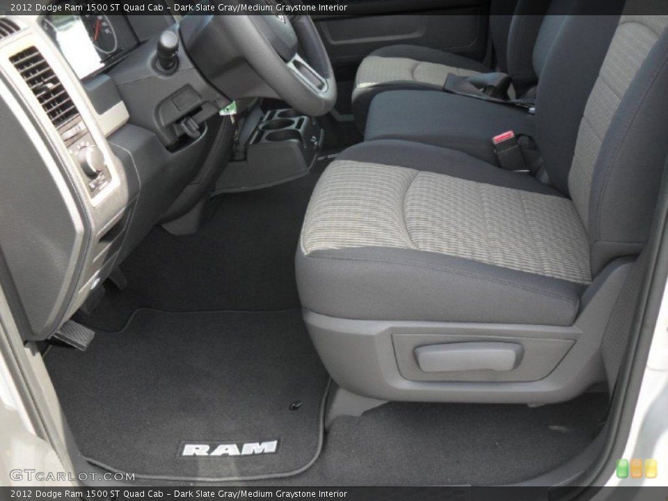 Dark Slate Gray/Medium Graystone Interior Photo for the 2012 Dodge Ram 1500 ST Quad Cab #54764901