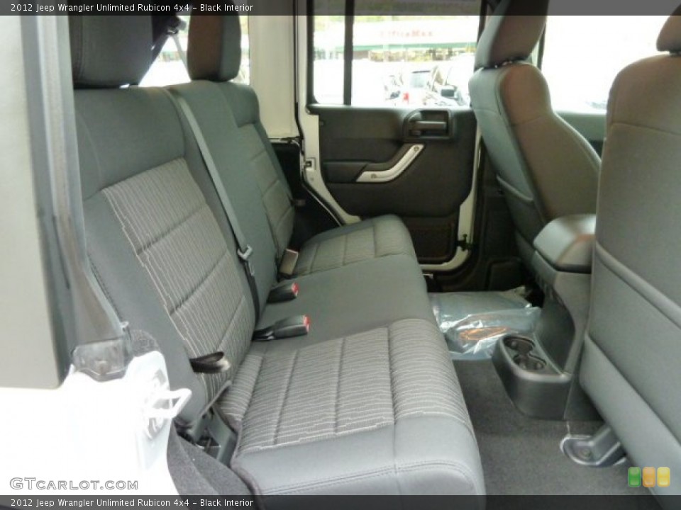 Black Interior Photo for the 2012 Jeep Wrangler Unlimited Rubicon 4x4 #54765045