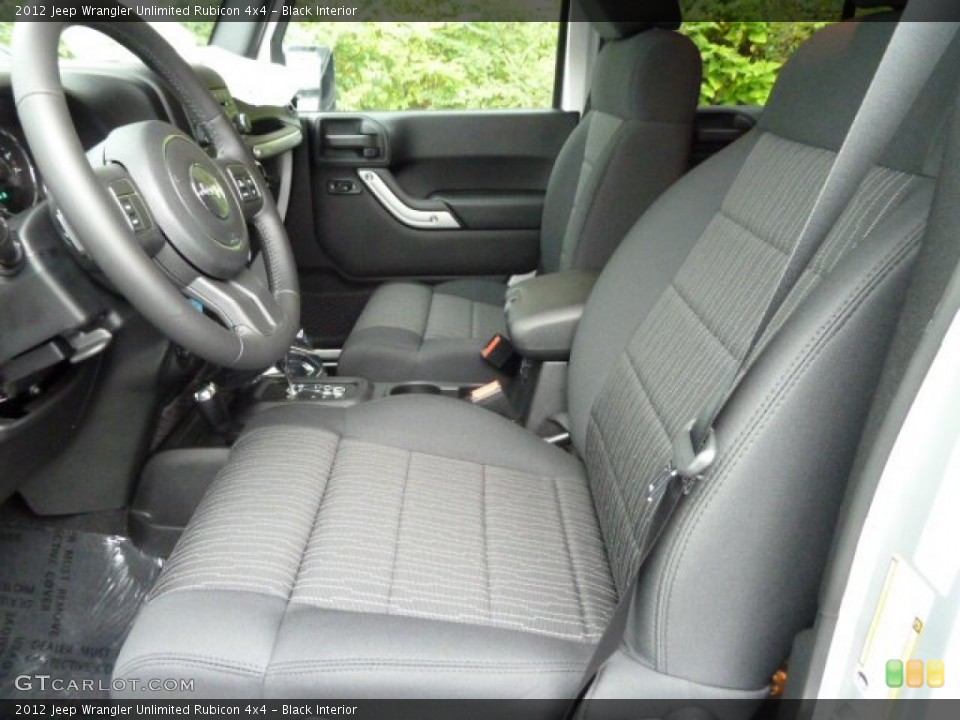Black Interior Photo for the 2012 Jeep Wrangler Unlimited Rubicon 4x4 #54765063