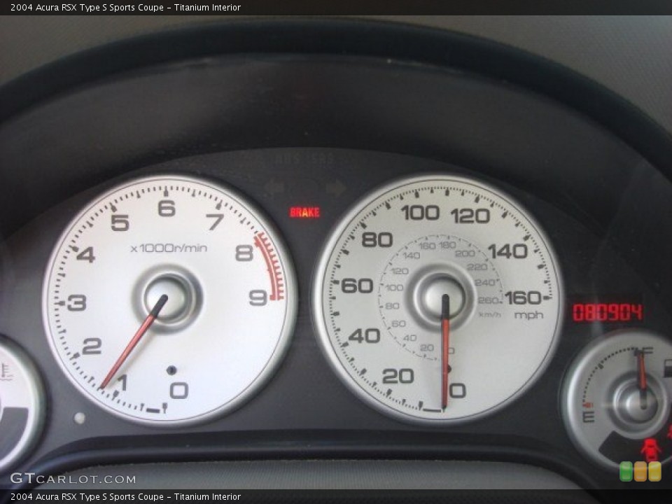 Titanium Interior Gauges for the 2004 Acura RSX Type S Sports Coupe #54765195