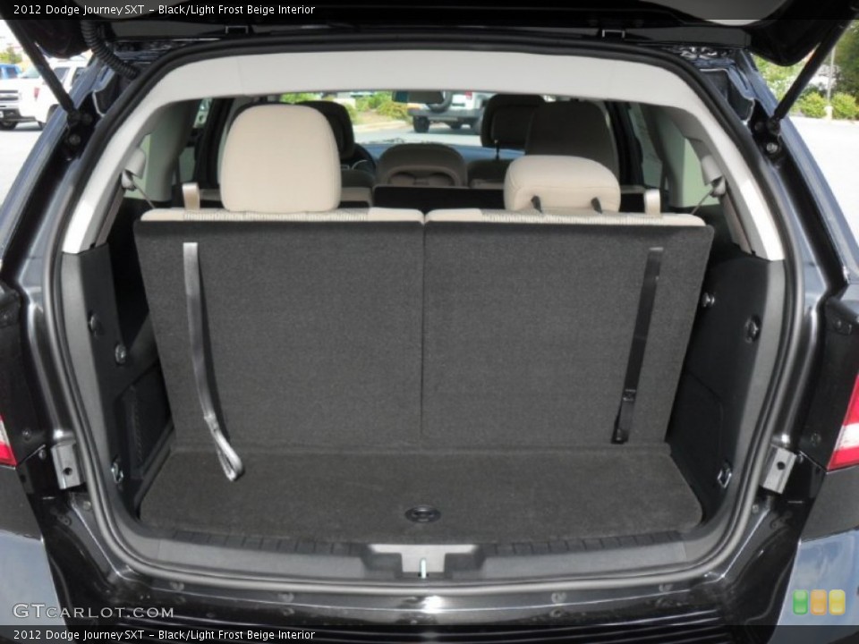 Black/Light Frost Beige Interior Trunk for the 2012 Dodge Journey SXT #54765200