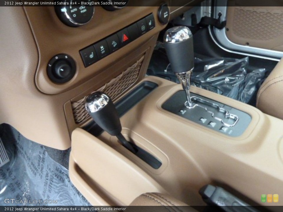 Black/Dark Saddle Interior Transmission for the 2012 Jeep Wrangler Unlimited Sahara 4x4 #54765303