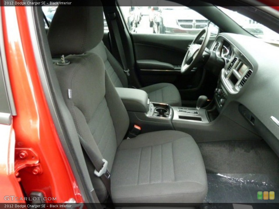 Black Interior Photo for the 2012 Dodge Charger SE #54765436