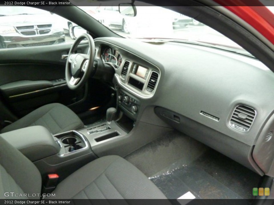 Black Interior Dashboard for the 2012 Dodge Charger SE #54765444