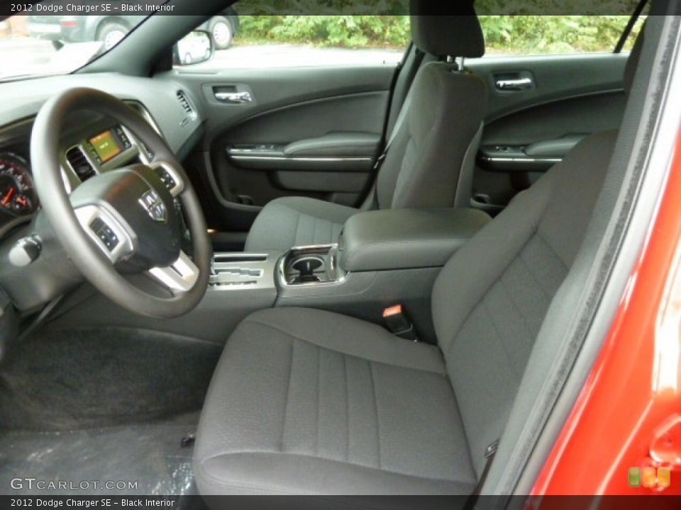 Black Interior Photo for the 2012 Dodge Charger SE #54765477