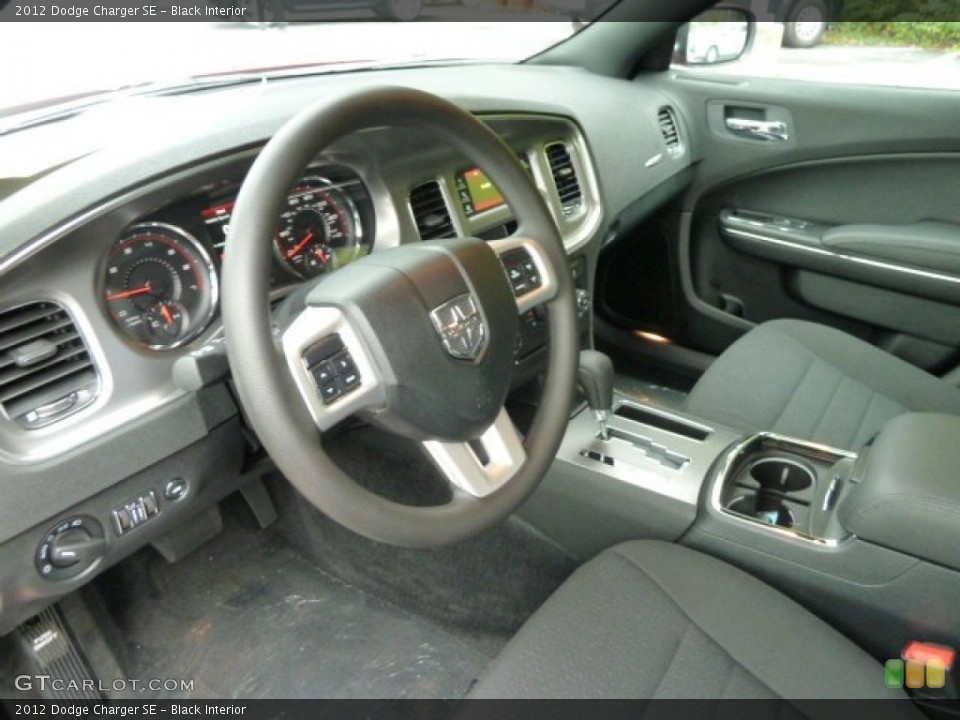 Black Interior Prime Interior for the 2012 Dodge Charger SE #54765513