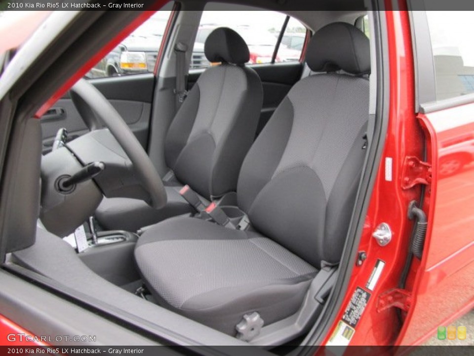Gray Interior Photo for the 2010 Kia Rio Rio5 LX Hatchback #54769353