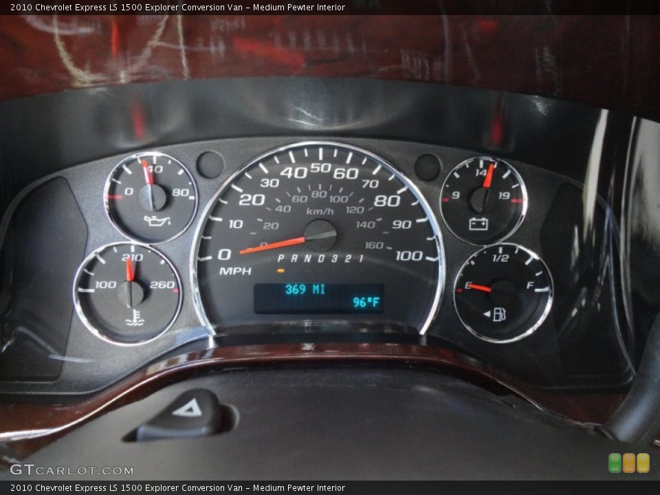 Medium Pewter Interior Gauges for the 2010 Chevrolet Express LS 1500 Explorer Conversion Van #54770610
