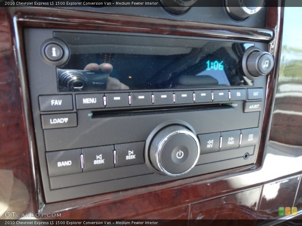 Medium Pewter Interior Audio System for the 2010 Chevrolet Express LS 1500 Explorer Conversion Van #54770619