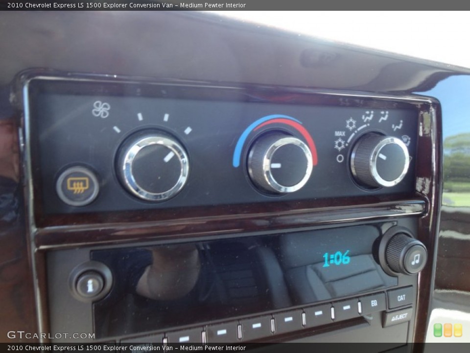 Medium Pewter Interior Controls for the 2010 Chevrolet Express LS 1500 Explorer Conversion Van #54770634