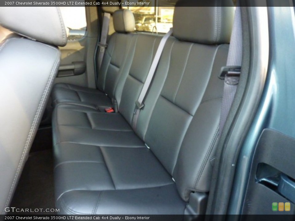 Ebony Interior Photo for the 2007 Chevrolet Silverado 3500HD LTZ Extended Cab 4x4 Dually #54771369