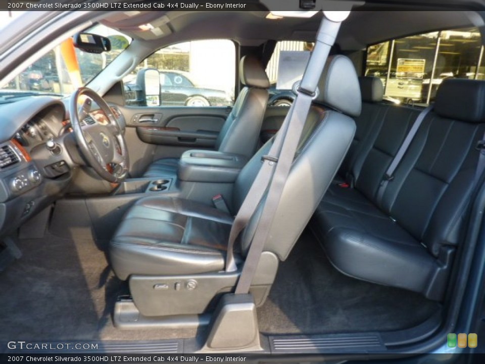 Ebony Interior Photo for the 2007 Chevrolet Silverado 3500HD LTZ Extended Cab 4x4 Dually #54771380