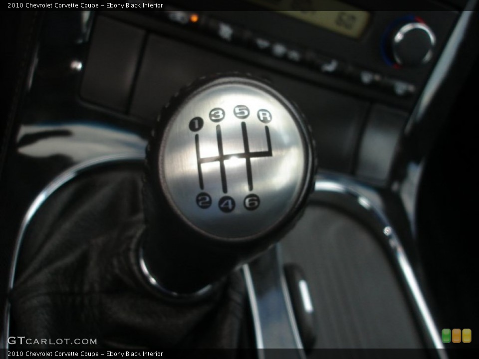 Ebony Black Interior Transmission for the 2010 Chevrolet Corvette Coupe #54772234