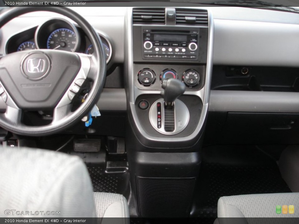 Gray Interior Dashboard for the 2010 Honda Element EX 4WD #54772519