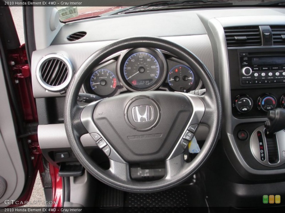 Gray Interior Steering Wheel for the 2010 Honda Element EX 4WD #54772529