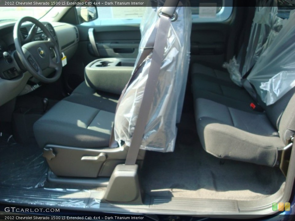 Dark Titanium Interior Photo for the 2012 Chevrolet Silverado 1500 LS Extended Cab 4x4 #54773217