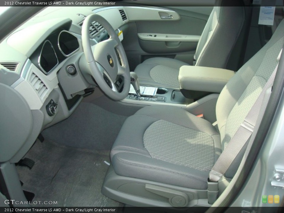 Dark Gray/Light Gray Interior Photo for the 2012 Chevrolet Traverse LS AWD #54773640