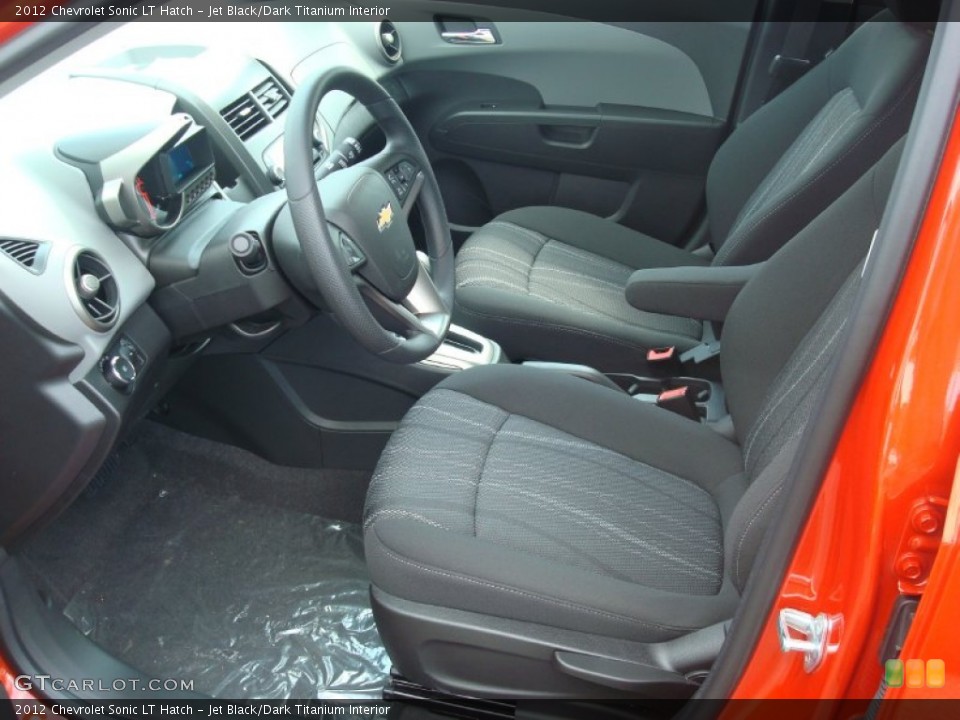 Jet Black/Dark Titanium Interior Photo for the 2012 Chevrolet Sonic LT Hatch #54773952