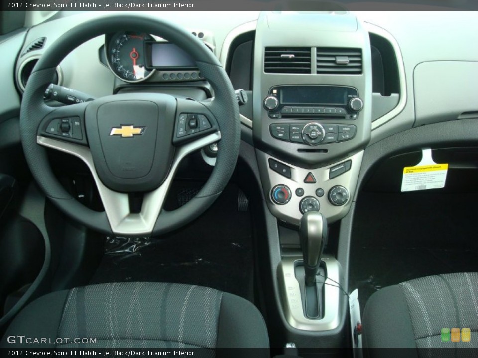Jet Black/Dark Titanium Interior Dashboard for the 2012 Chevrolet Sonic LT Hatch #54773968