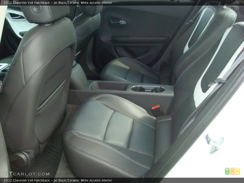 Jet Black/Ceramic White Accents Interior Photo for the 2012 Chevrolet Volt Hatchback #54774036