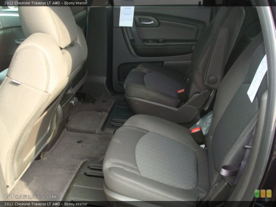 Ebony Interior Photo for the 2012 Chevrolet Traverse LT AWD #54774276