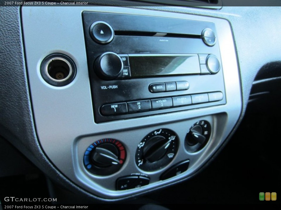 Charcoal Interior Audio System for the 2007 Ford Focus ZX3 S Coupe #54775206