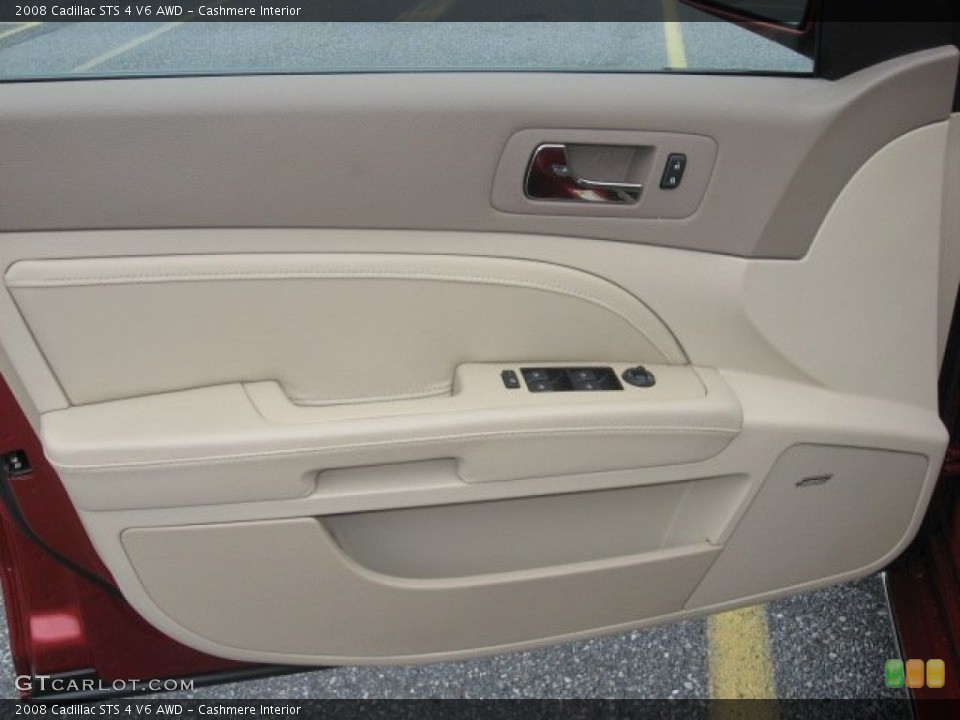 Cashmere Interior Door Panel for the 2008 Cadillac STS 4 V6 AWD #54775626