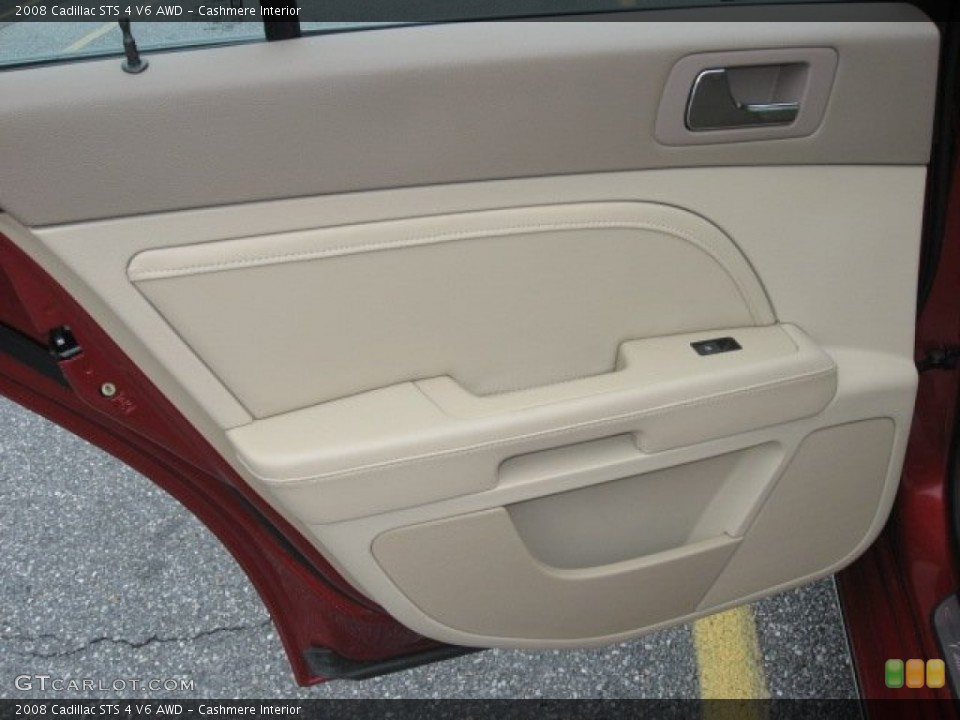 Cashmere Interior Door Panel for the 2008 Cadillac STS 4 V6 AWD #54775635