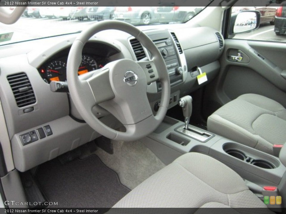 Steel Interior Photo for the 2012 Nissan Frontier SV Crew Cab 4x4 #54775869