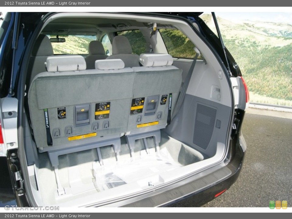 Light Gray Interior Trunk for the 2012 Toyota Sienna LE AWD #54776655