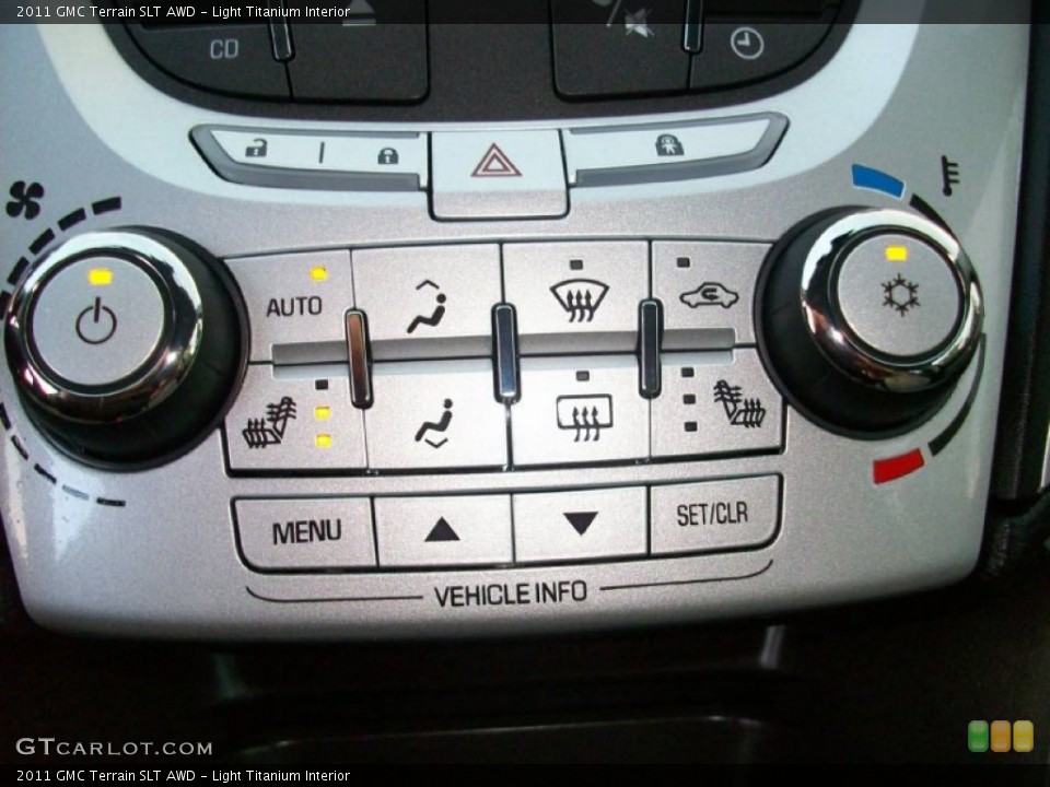 Light Titanium Interior Controls for the 2011 GMC Terrain SLT AWD #54777456