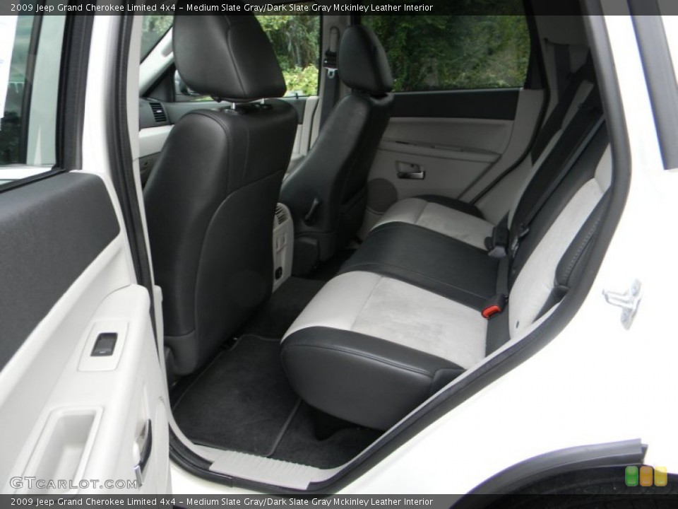 Medium Slate Gray/Dark Slate Gray Mckinley Leather Interior Photo for the 2009 Jeep Grand Cherokee Limited 4x4 #54777486